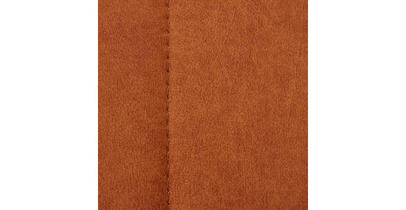 ECKSOFA Orange Velours  - Schwarz/Orange, Design, Textil/Metall (181/267cm) - Carryhome
