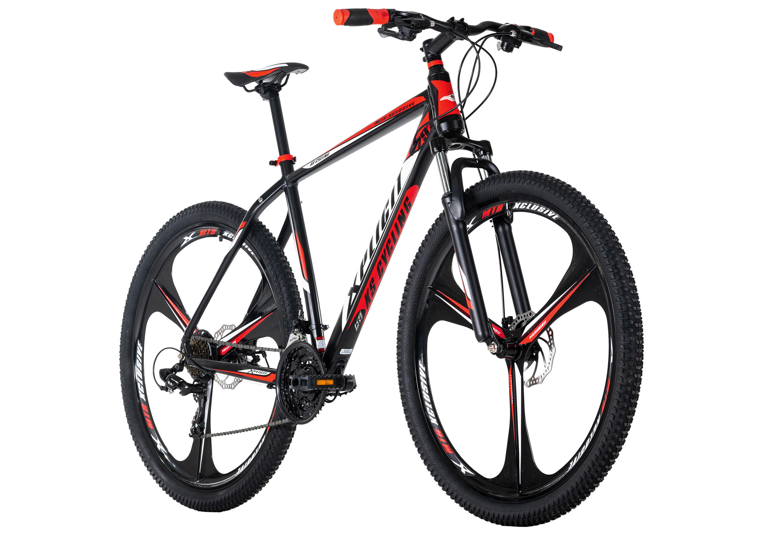 MOUNTAINBIKE 29 Zoll  - Rot/Schwarz, Basics, Metall (139/76/21cm) - Atrigo