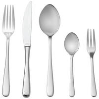 BESTECKSET Passion 30-teilig  - Silberfarben, Basics (27,5/46,0/5,5cm) - Rösle