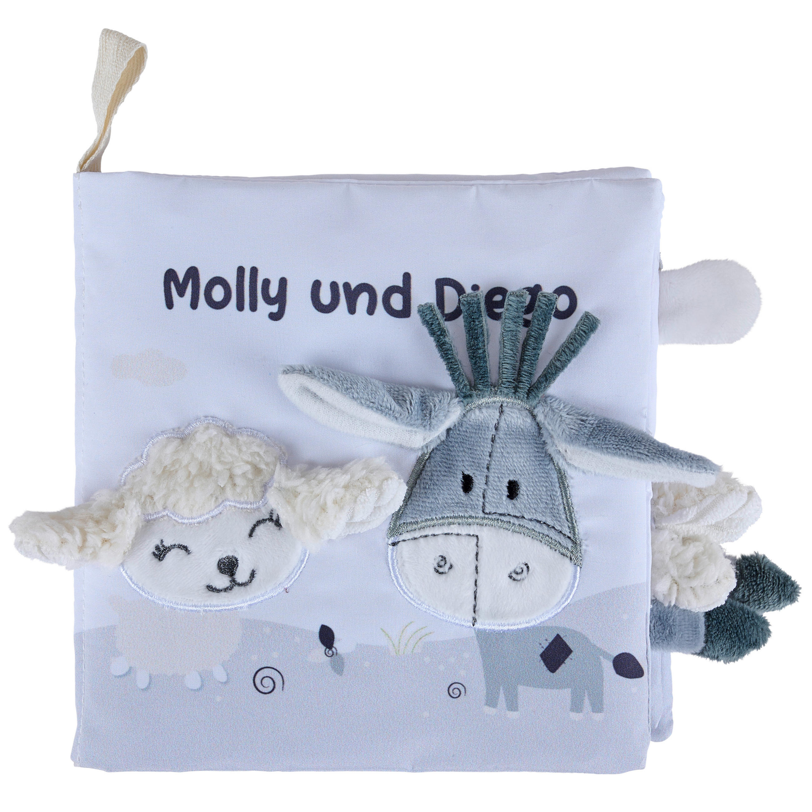 LÁTKOVÁ KNIHA - vícebarevná, Basics, textil/plast (16/15cm) - Patinio