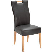 SZÉK fa, textil bükkszínű, sötétbarna  - sötétbarna/bükkszínű, Konventionell, textil/fa (64/100/47cm) - Cantus