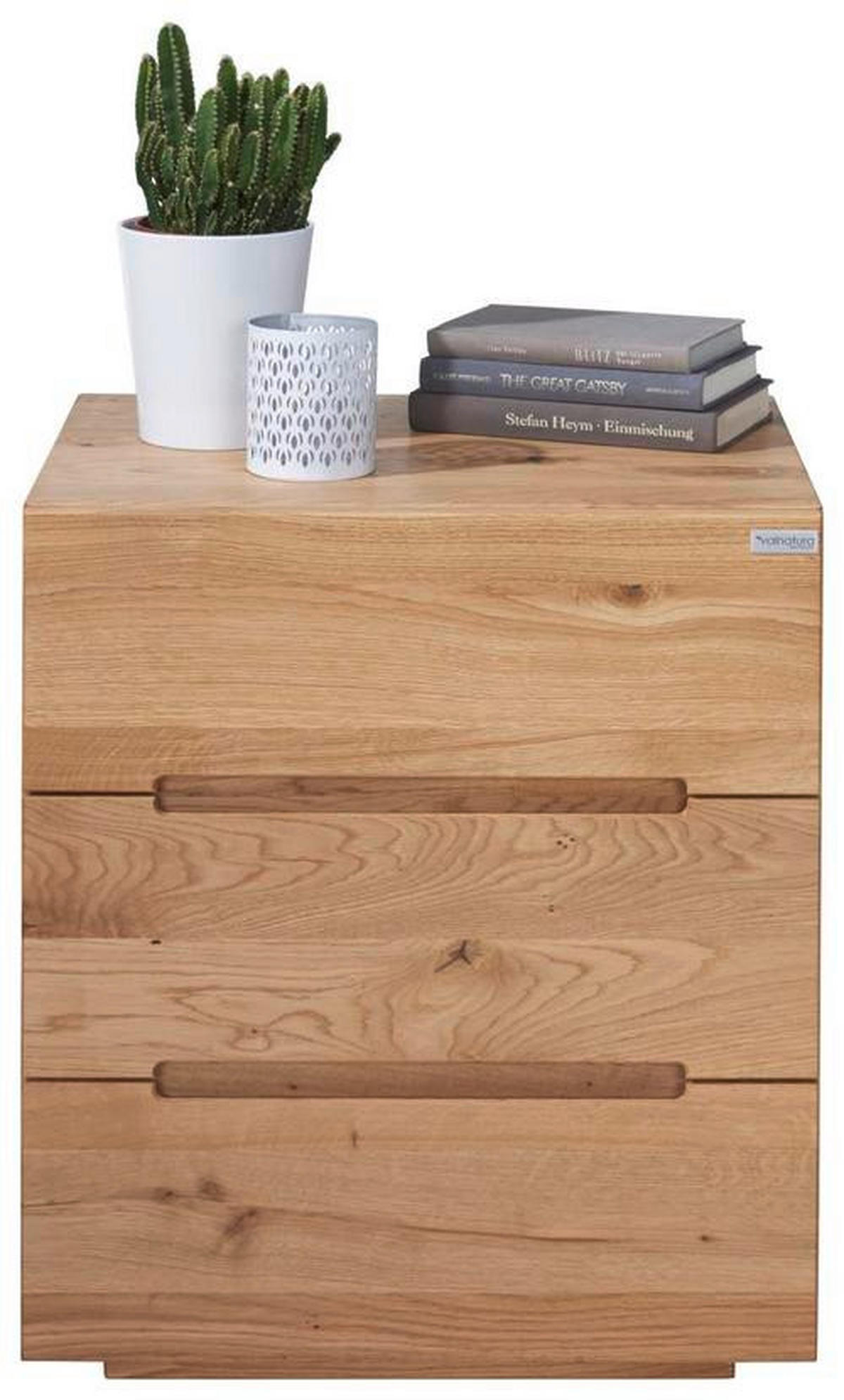 NOČNÝ STOLÍK, divoký dub, farba duba, 50/60/40 cm - farba duba, Natur, drevo (50/60/40cm) - Valnatura