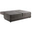 SCHLAFSOFA Webstoff Grau, Hellgrau - Hellgrau/Schwarz, MODERN, Kunststoff/Textil (208/80/100cm) - CARRYHOME