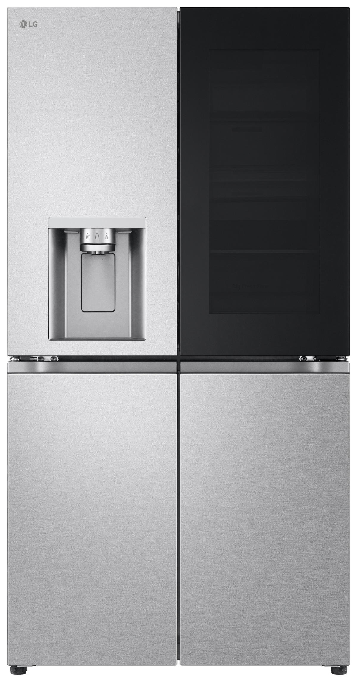 MULTI-DOOR 97,2/179,2/72,9 cm GMG960MBJE  - Edelstahlfarben, Trend, Glas/Kunststoff (97,2/179,2/72,9cm) - LG