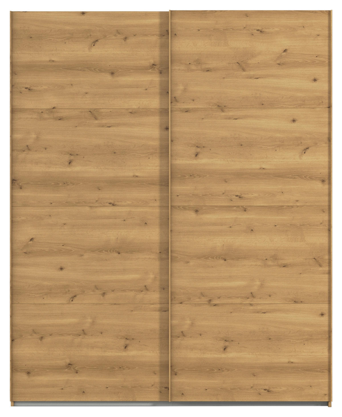 SCHWEBETÜRENSCHRANK 181/223/68 cm 2-türig Eichefarben  - Eichefarben, Design, Holzwerkstoff/Kunststoff (181/223/68cm) - Novel