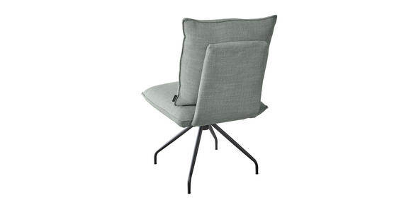 STUHL in Stahl Struktur Metall, Textil - Schwarz/Grau, Design, Textil/Metall (50/90/70cm) - Dieter Knoll
