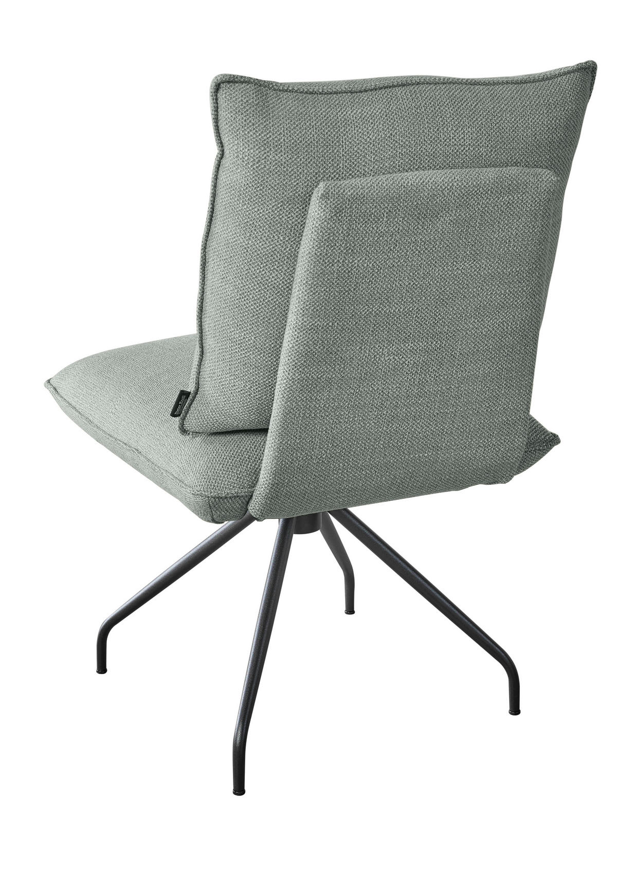 STUHL - Schwarz/Grau, Design, Textil/Metall (50/90/70cm) - Dieter Knoll