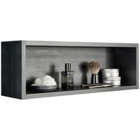 BADEZIMMERREGAL 60/20/15 cm  - Schwarz, Holzwerkstoff (60/20/15cm) - Novel