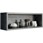 BADEZIMMERREGAL 60/20/15 cm  - Schwarz, Holzwerkstoff (60/20/15cm) - Novel