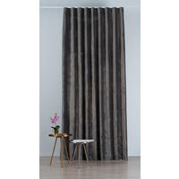 DRAPERIE CONFECȚIONATĂ black-out (nu permite trecerea luminii)  - gri închis, Basics, textil (24/31/4cm)