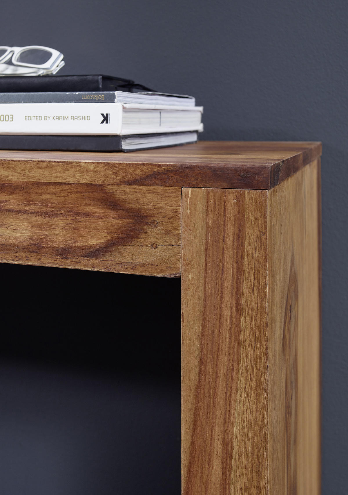 KONSOLENTISCH Sheesham massiv Sheeshamfarben  - Sheeshamfarben, LIFESTYLE, Holz (115/40/75cm) - MID.YOU