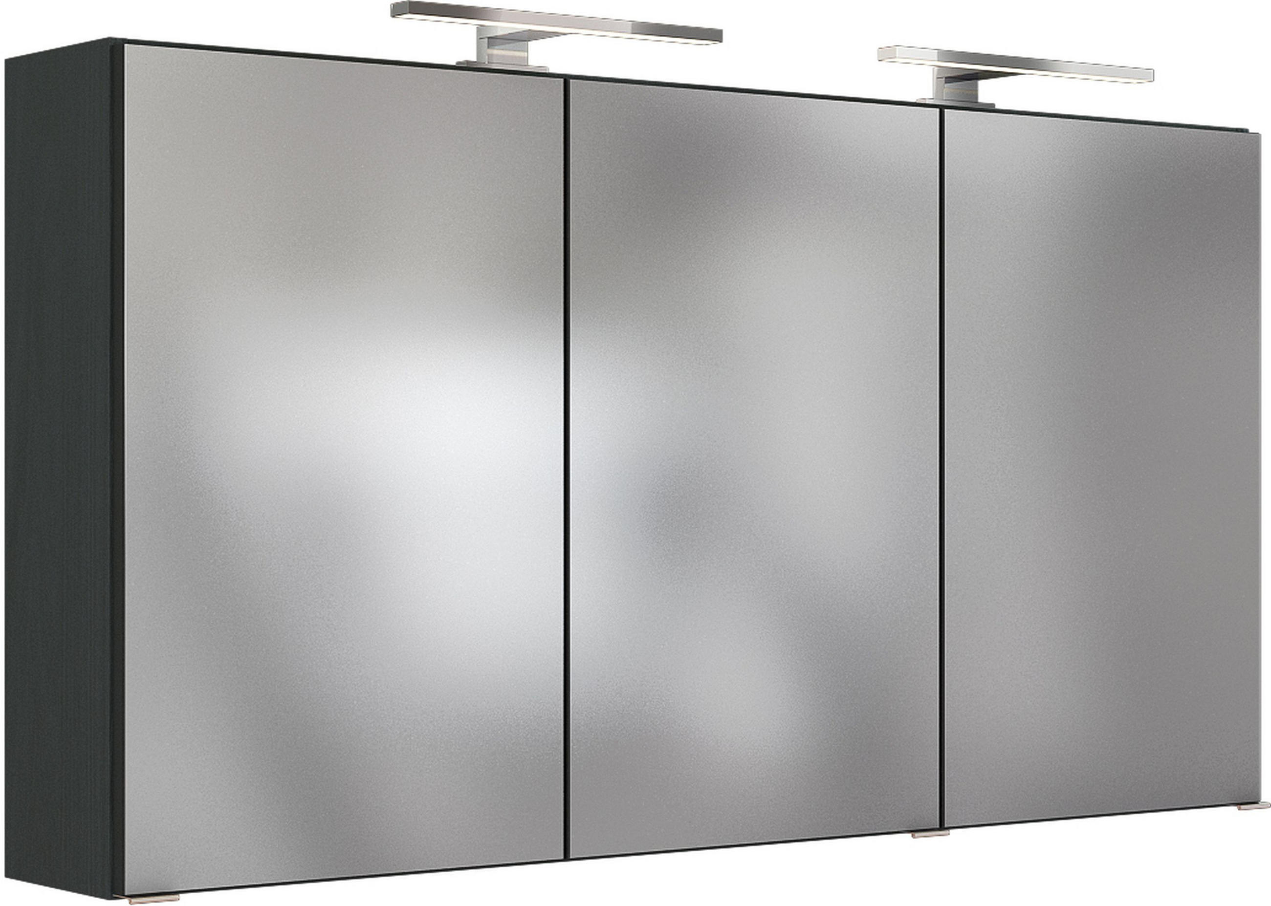 SPIEGELSCHRANK 120/66/20 cm  - Chromfarben/Grau, Design, Glas/Holzwerkstoff (120/66/20cm) - Held