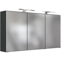 SPIEGELSCHRANK 120/66/20 cm  - Chromfarben/Grau, Design, Glas/Holzwerkstoff (120/66/20cm) - Held