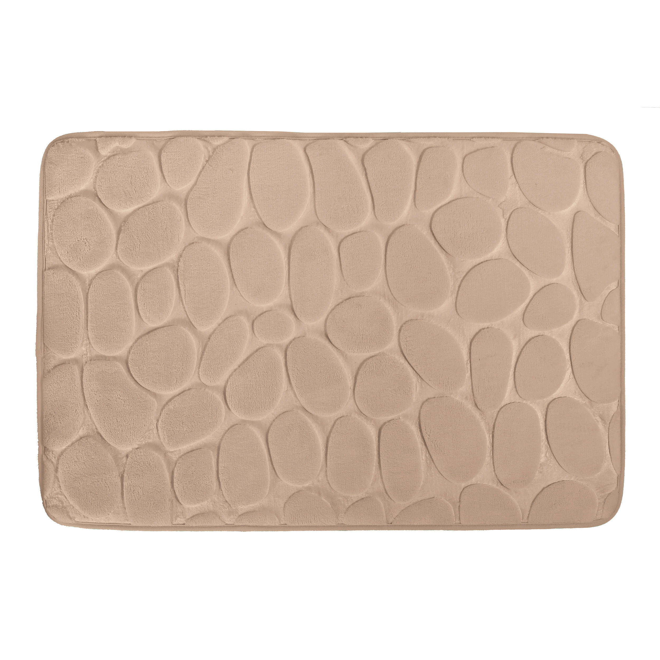 BADEMATTE Cappuccino 50/80 cm  - Cappuccino, Basics, Textil (50/80cm) - MSV