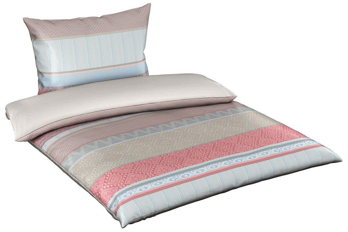 OBOJSTRANNÁ POSTEĽNÁ BIELIZEŇ, satén, viacfarebná, 140/200 cm - viacfarebná, Trend, textil (140/200cm) - Esposa