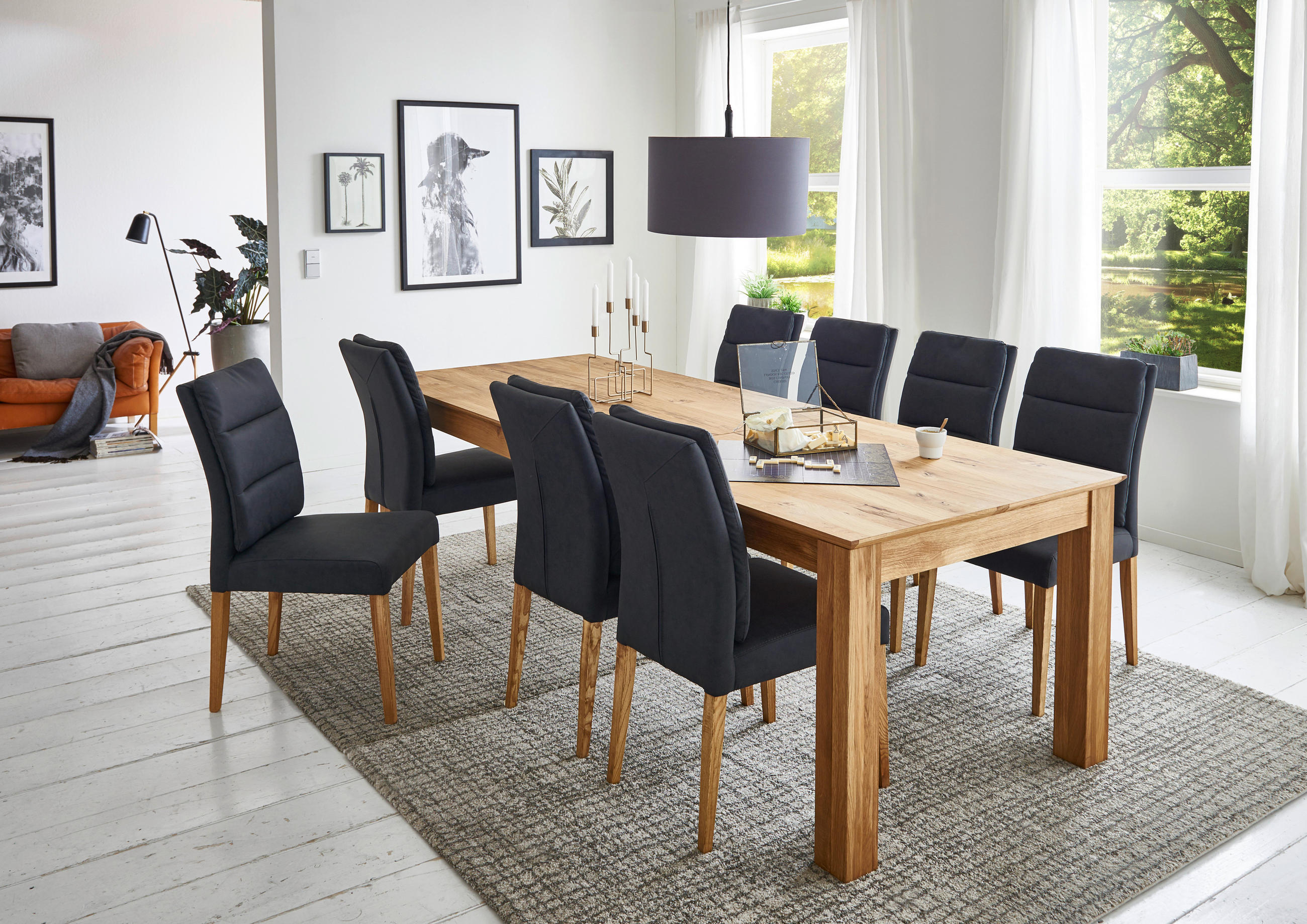 ESSTISCH Eichefarben rechteckig  ausziehbar  - Eichefarben, KONVENTIONELL, Holz (160-260/100/76cm) - Linea Natura