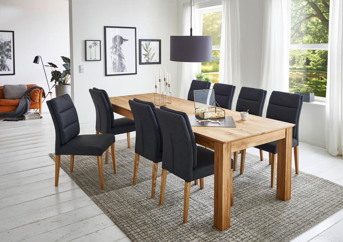 ESSTISCH Eichefarben rechteckig  ausziehbar  - Eichefarben, KONVENTIONELL, Holz (160-260/100/76cm) - Linea Natura