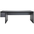 GAMINGTISCH Dunkelgrau  - Dunkelgrau, MODERN, Holzwerkstoff (180/80/75cm) - Novel