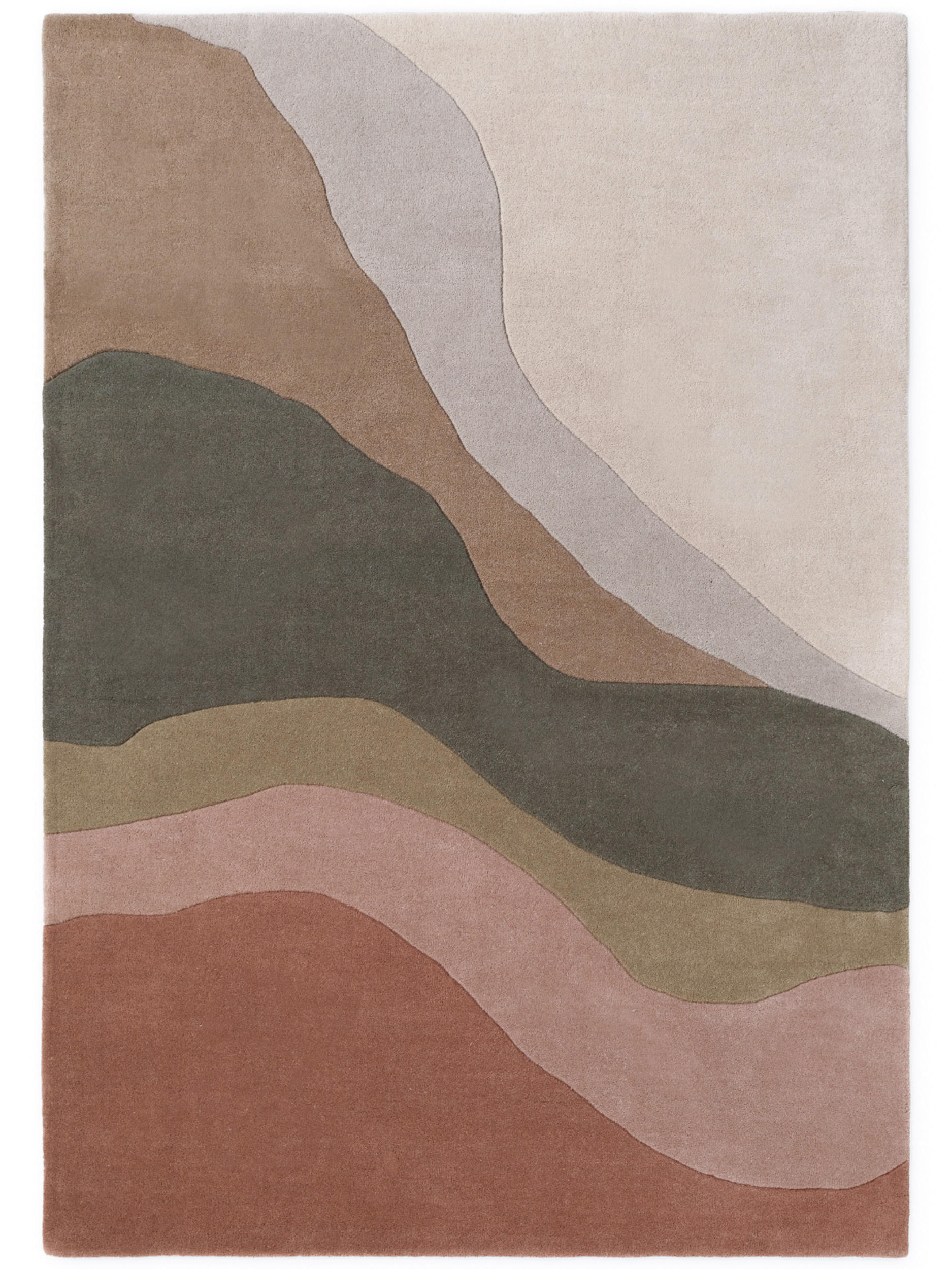 WOLLTEPPICH Wohnzimmer 160/230 cm Chelsea Flood Creme, Multicolor rechteckig  - Multicolor/Creme, Basics, Textil (160/230cm) - Ted Baker
