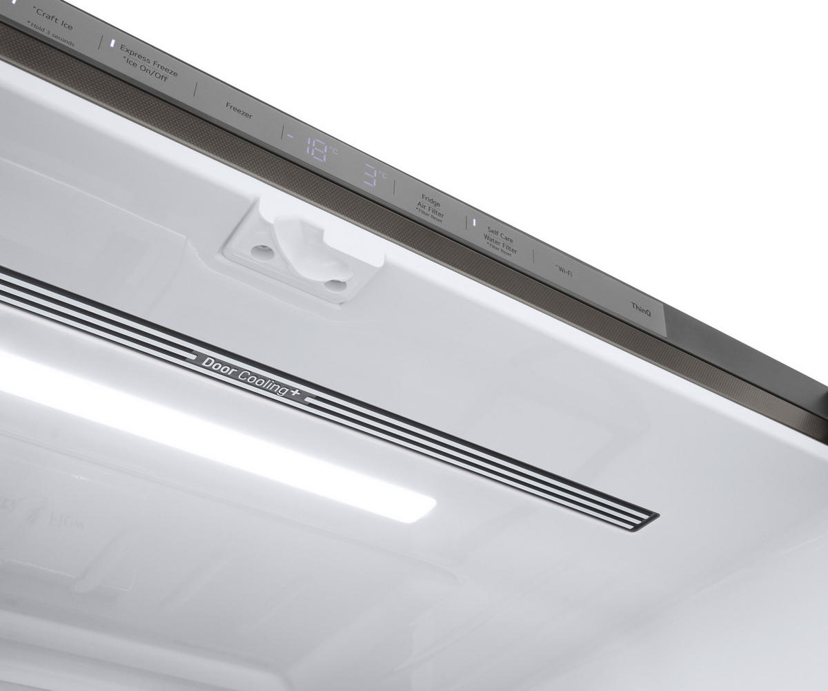 MULTI-DOOR 97,2/179,2/72,9 cm GMG960MBJE  - Edelstahlfarben, Trend, Glas/Kunststoff (97,2/179,2/72,9cm) - LG