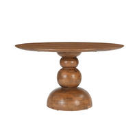 ESSTISCH 130/130/76 cm Echtholz  Holz rund Naturfarben  - Naturfarben, MODERN, Holz (130/130/76cm) - MID.YOU