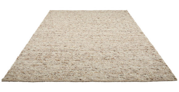 HANDWEBTEPPICH 90/160 cm Vieste Graubraun  - Graubraun, Basics, Textil (90/160cm) - Linea Natura