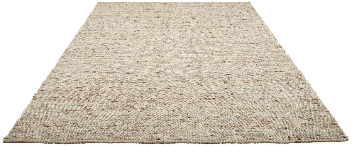 HANDWEBTEPPICH 70/130 cm Vieste Graubraun  - Graubraun, Basics, Textil (70/130cm) - Linea Natura