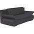 SCHLAFSOFA Schwarz - Chromfarben/Schwarz, Design, Textil/Metall (210/84/90cm) - NOVEL