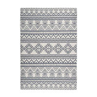 VENKOVNÍ KOBEREC, 80/150 cm, antracitová, krémová - krémová/antracitová, Basics, textil/plast (80/150cm)