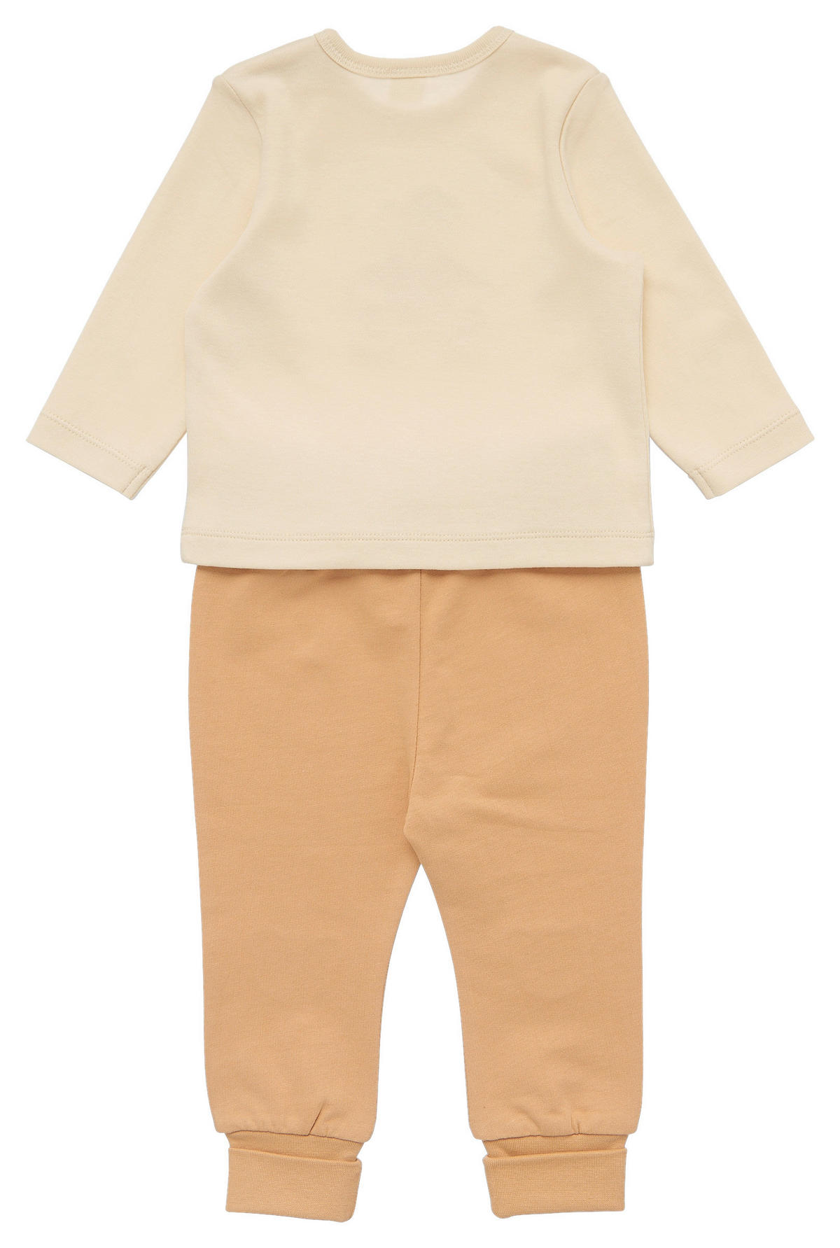 BABYBEKLEIDUNGSSET Bobby & Milla 2-teilig  - Creme/Braun, Basics, Textil (74null) - Patinio
