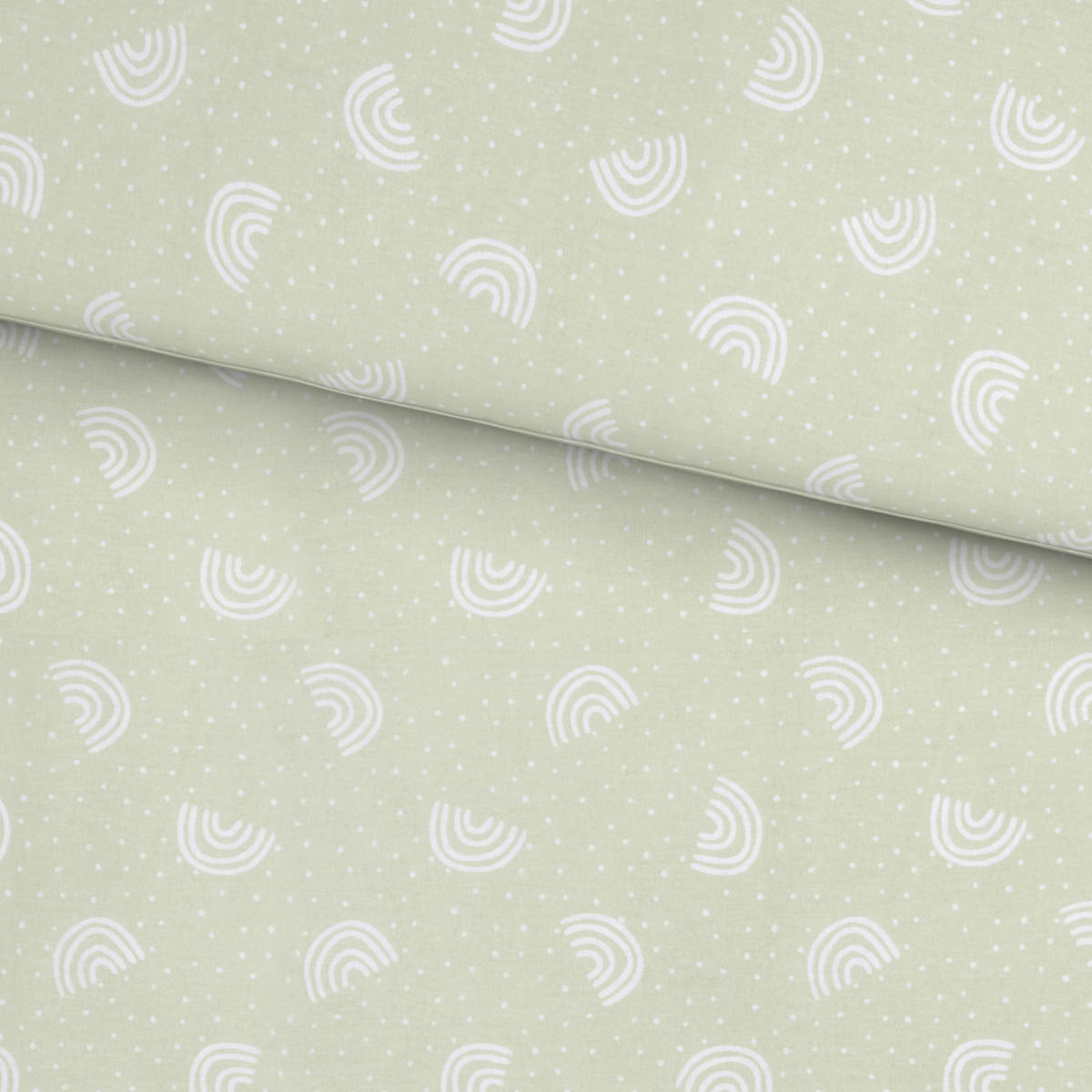 BABYBETTWÄSCHE Webstoff 100/135 cm  - Grün, Basics, Textil (100/135cm) - My Baby Lou