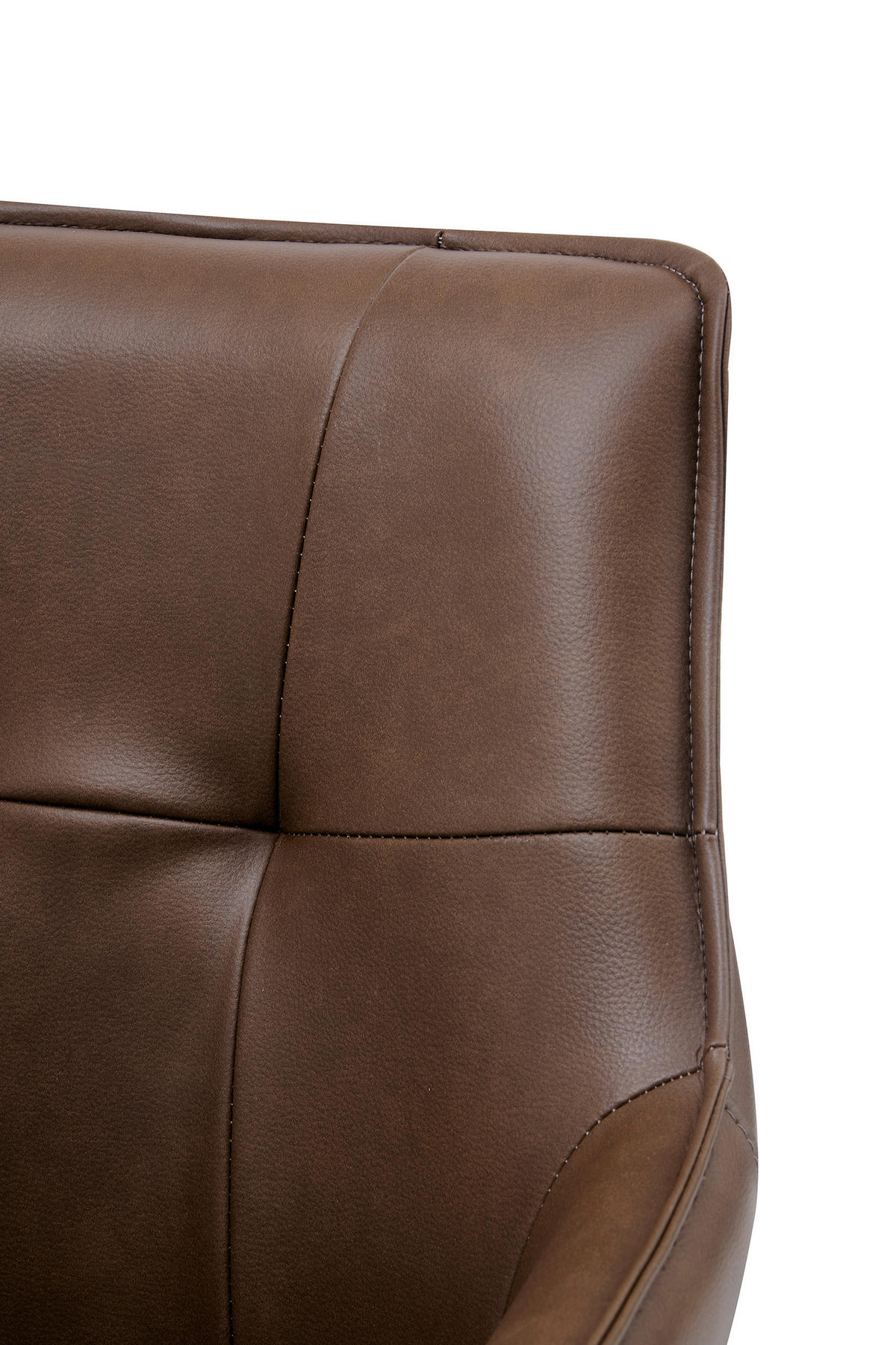 STOLICA S NASLONOM ZA RUKE  smeđa, crna  drvo, metal, tekstil      - smeđa/crna, Moderno, drvo/metal (58/87/61,5cm) - Livetastic