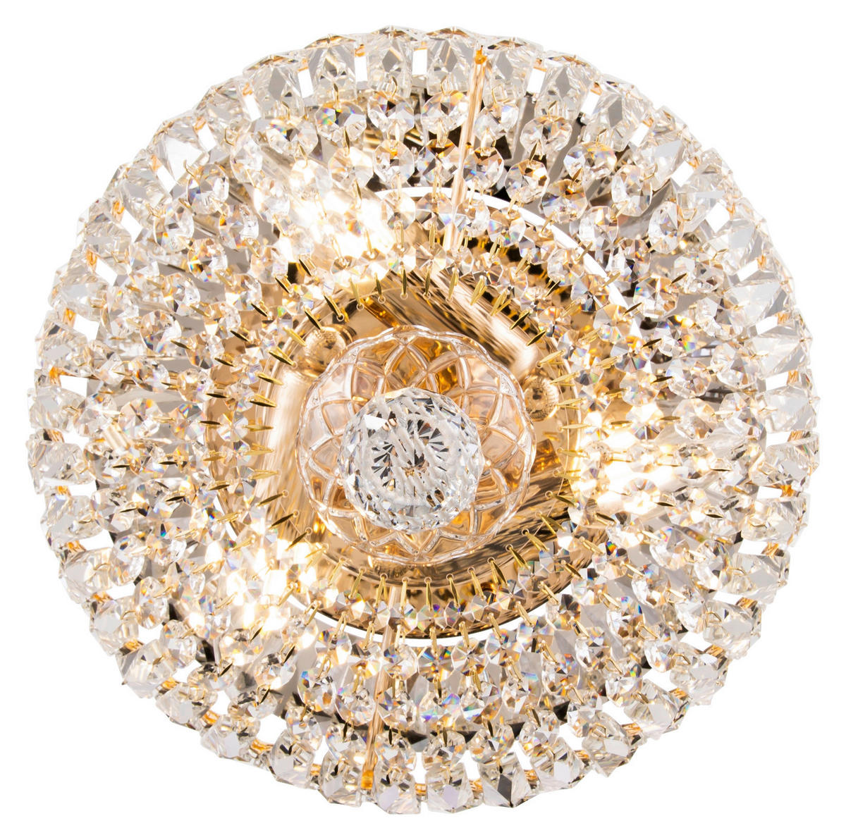 KRONLEUCHTER  30/18/30 cm   - Goldfarben, Trend, Glas/Metall (30/18/30cm) - MAYTONI