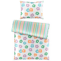 OBOUSTRANNÉ POVLEČENÍ, satén, vícebarevná, 140/200 cm - vícebarevná, Trend, textil (140/200cm) - Esposa