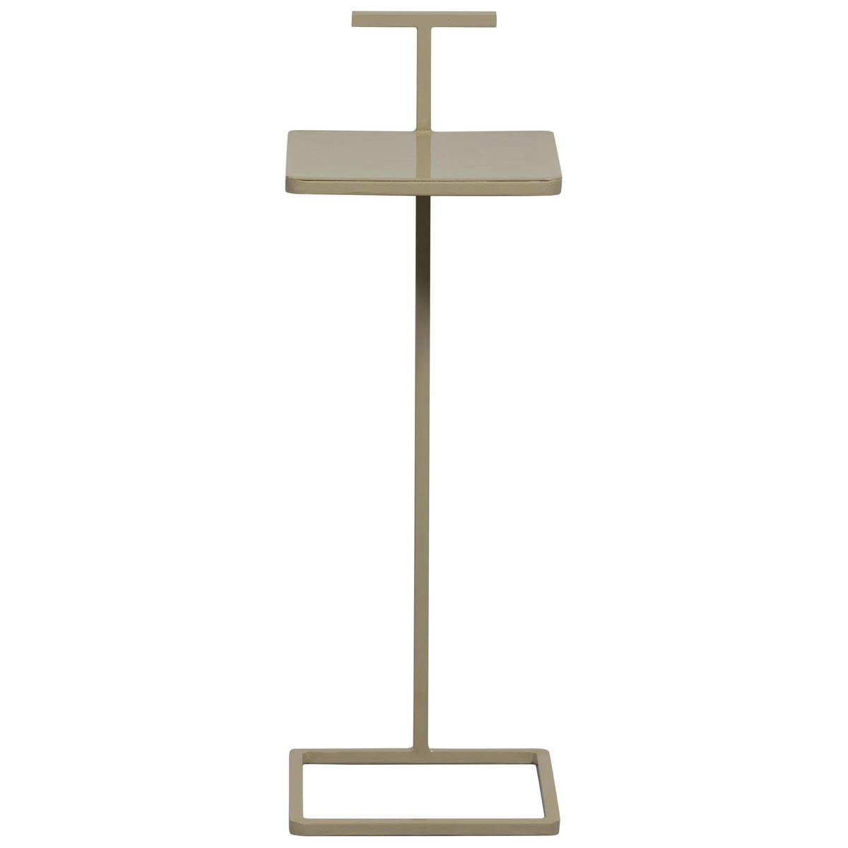 BEISTELLTISCH in Metall 22/22/64 cm  - Sandfarben, Design, Metall (22/22/64cm) - Livetastic