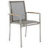 STAPELSESSEL - Silberfarben/Teakfarben, Design, Holz/Textil (58/91/49cm) STAPELSESSEL - Silberfarben/Teakfarben, Design, Holz/Textil (58/91/49cm)