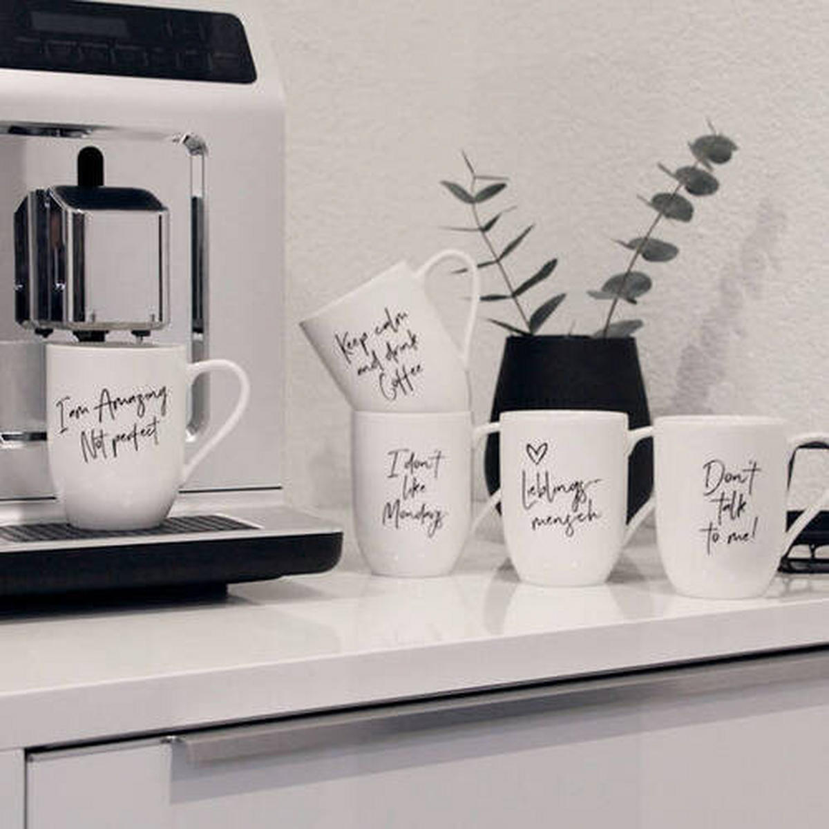 KAFFEEBECHER STATEMENT 340 ml  - Weiss, Design, Keramik (340ml) - Villeroy & Boch