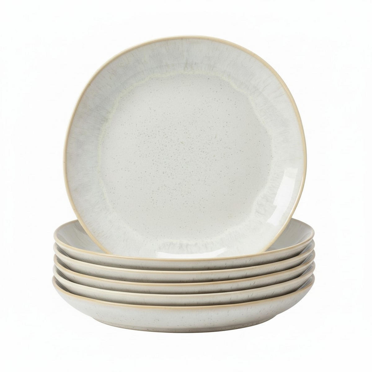 DESSERTTELLERSET Creme 6-teilig 22 cm EIVISSA  - Creme, Basics, Keramik (22cm) - Costa Nova