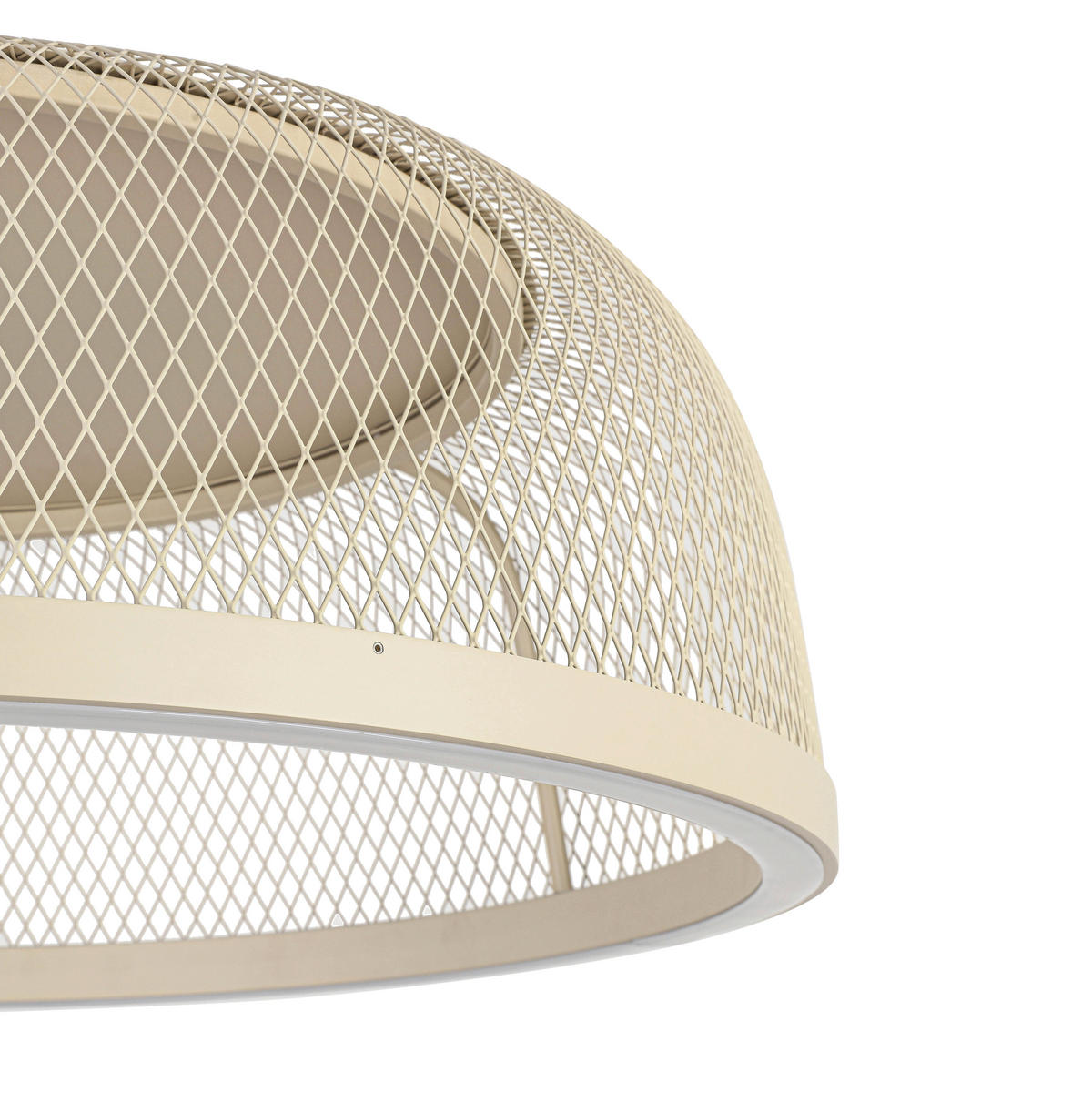 LED-DECKENLEUCHTE 50 W  60,5/23,5 cm    - Sandfarben, Design, Kunststoff/Metall (60,5/23,5cm) - Novel