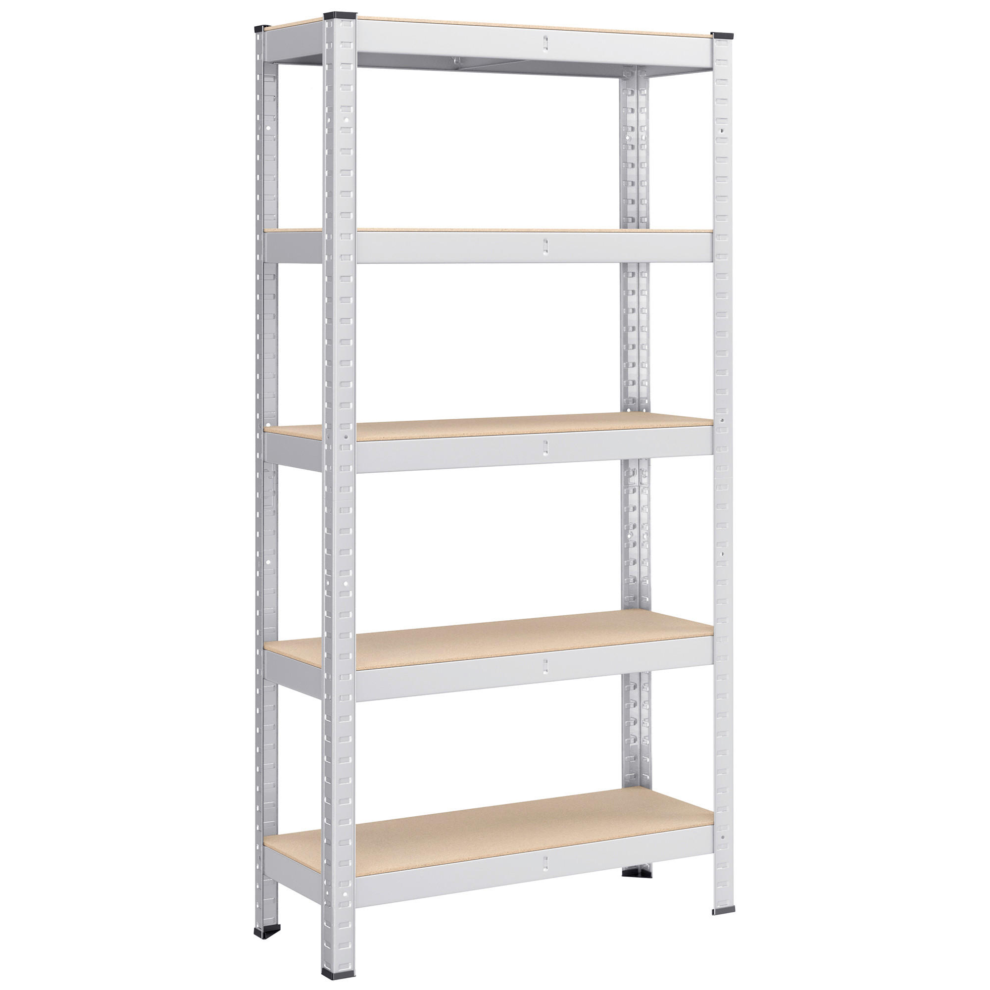REGÁL NA ŤAŽKÉ BREMENÁ - svetlohnedá/strieborná, Trend, kov/kompozitné drevo (75/150/30cm) - Boxxx