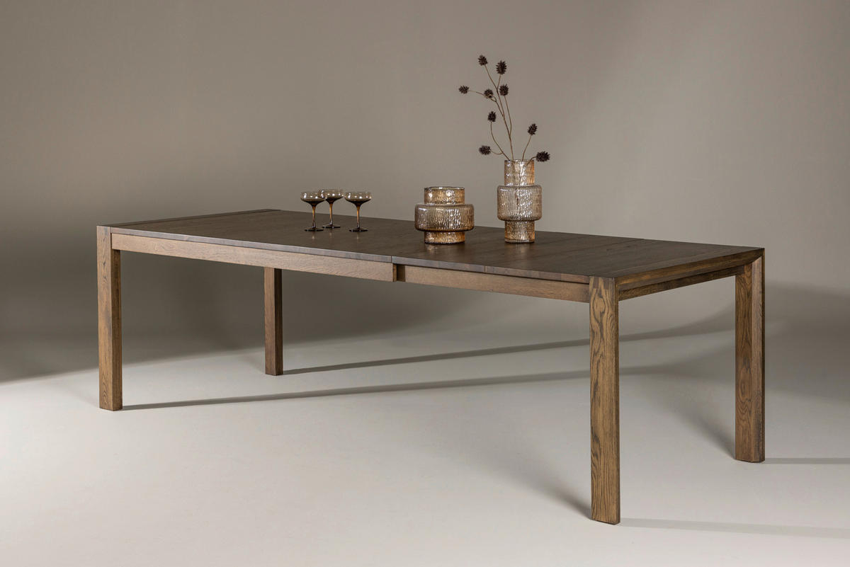ESSTISCH Eiche teilmassiv rechteckig Eichefarben  - Eichefarben, Design, Holz (170/95/75cm) - Livetastic