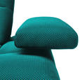 ECKSOFA in Struktur Türkis  233/313 cm  - Türkis/Schwarz, Design, Kunststoff/Textil (233/313cm) - Emilio Belluti