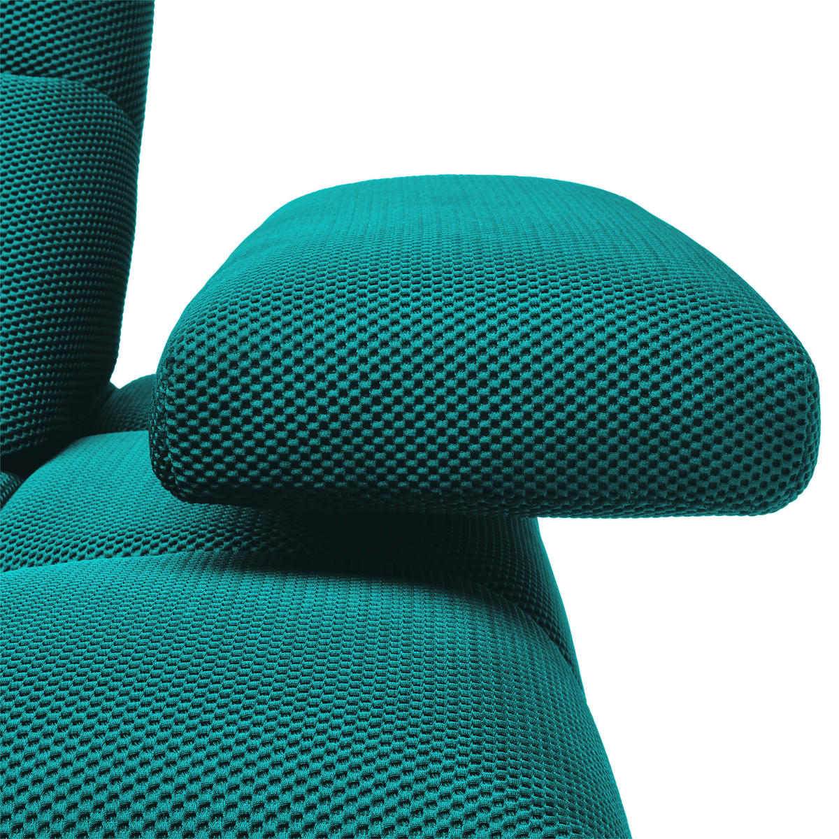 ECKSOFA  in Struktur Türkis  233/313 cm  - Türkis/Schwarz, Design, Kunststoff/Textil (233/313cm) - Belluti