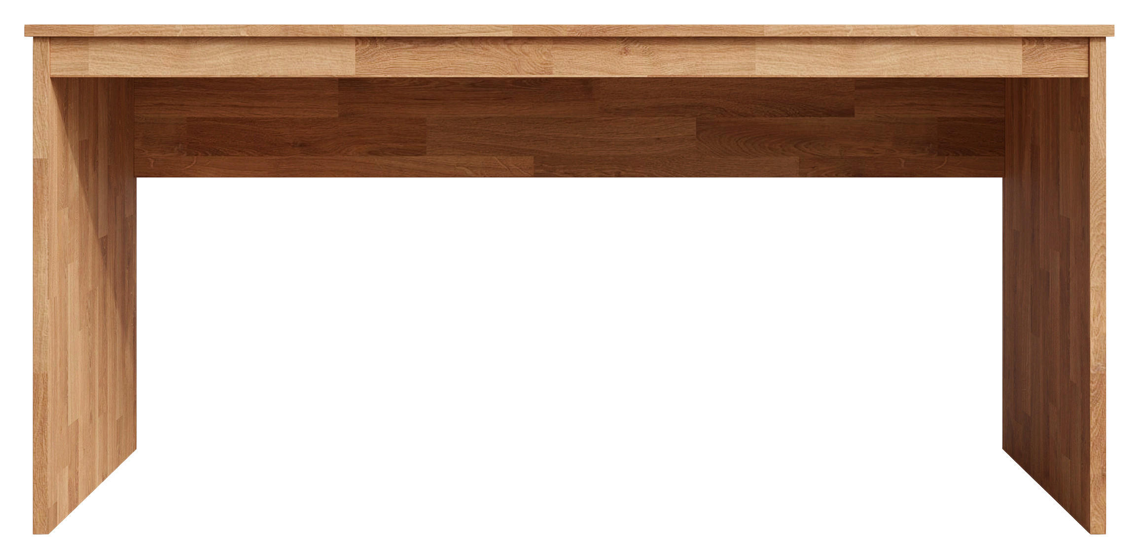 SCHREIBTISCH 160/65/75 cm  in Eichefarben  - Eichefarben, Natur, Holz (160/65/75cm) - Linea Natura