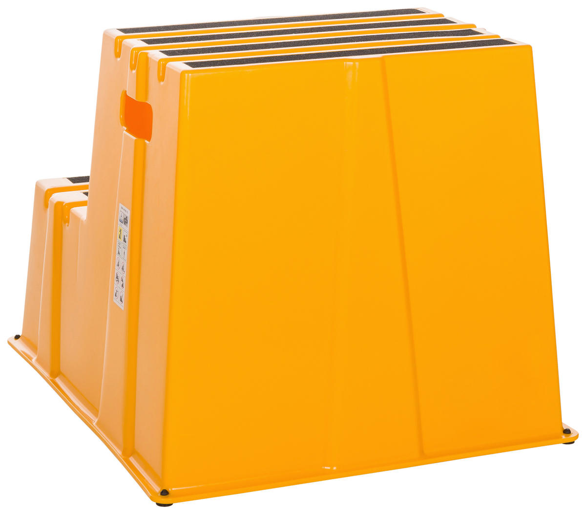 TRITTHOCKER Gelb  - Gelb, Basics, Kunststoff (57/51/65cm) - MID.YOU