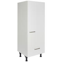 GERÄTEUMBAUSCHRANK 60/168/58 cm  Weiss  - Weiss/Edelstahlfarben, Modern, Holzwerkstoff/Metall (60/168/58cm) - Nobilia