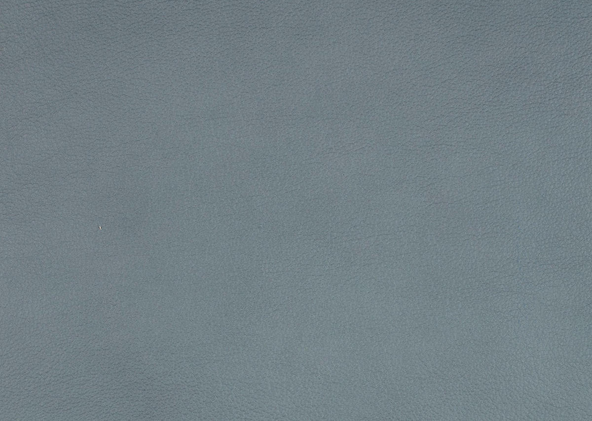 WOHNLANDSCHAFT in Echtleder Blaugrau  - Blaugrau/Schwarz, Design, Leder/Metall (181/336/206cm) - Beldomo Speed
