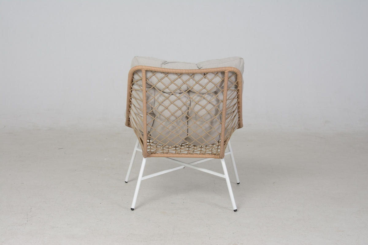 VRTNI SET   metal, plastika, tekstil  prirodne boje, bijela, bež  - bijela/prirodne boje, Moderno, metal/tekstil - Ambia Garden