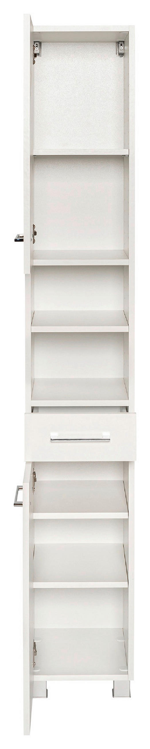 HOCHSCHRANK 30/180/35 cm  - Chromfarben/Silberfarben, MODERN, Holzwerkstoff/Kunststoff (30/180/35cm) - Held