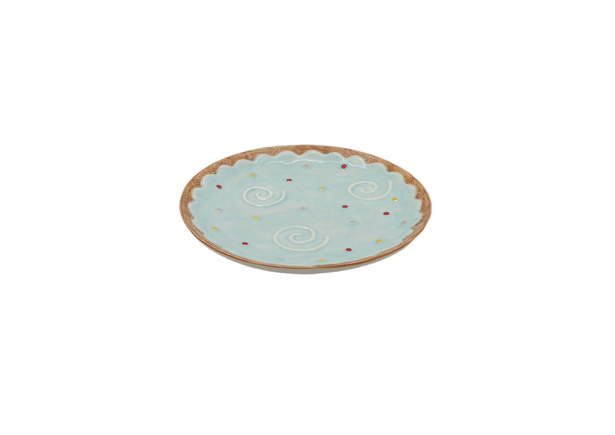 SERVIERPLATTE 18,4/2,3 cm  - Hellrosa/Cognac, LIFESTYLE, Keramik (18,4/2,3cm) - X-Mas
